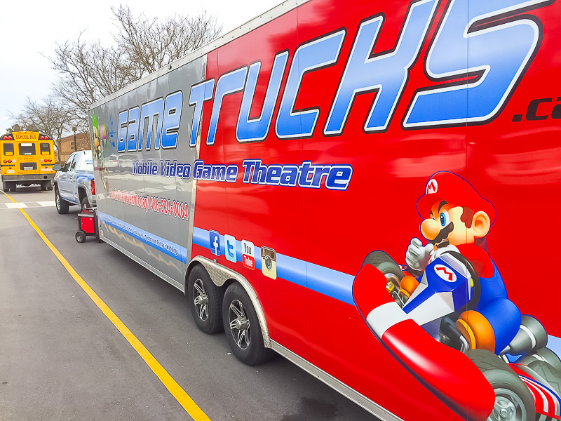 Schools functions with GT Mobile Video Game Party with Game Trucks GT