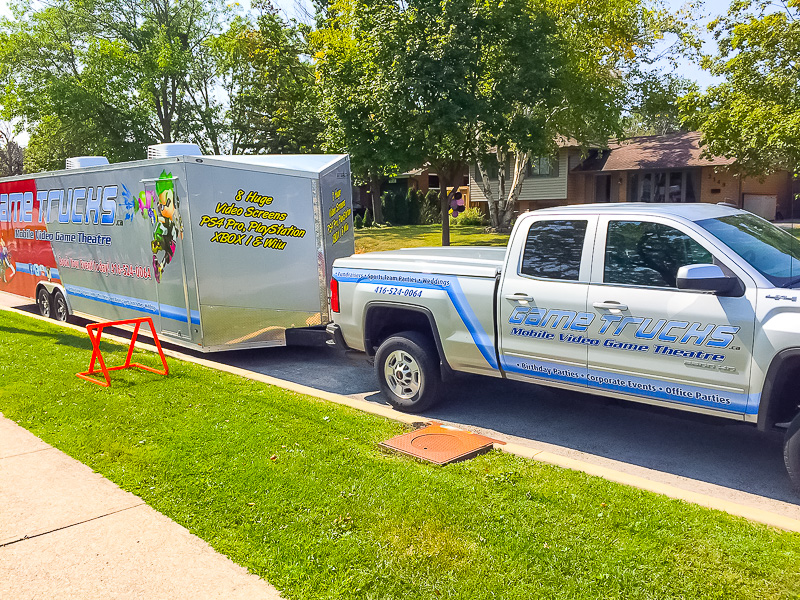 Mobile Video Game Truck got a new amazing view Mobile Video Game